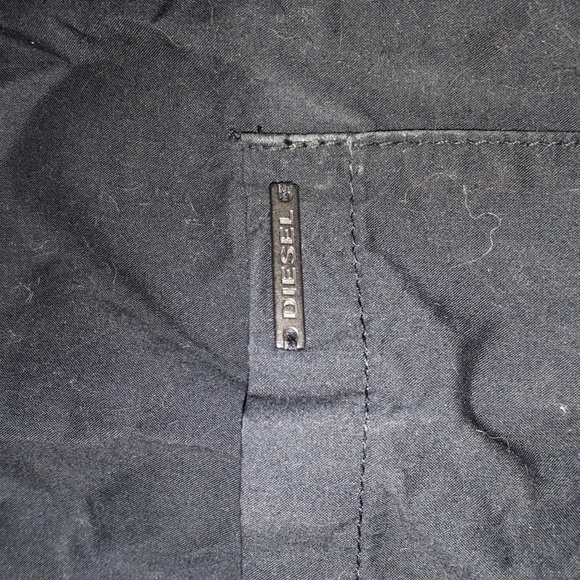 Black Diesel Dress XS Button Up Mid Lengh - Picture 3 of 7